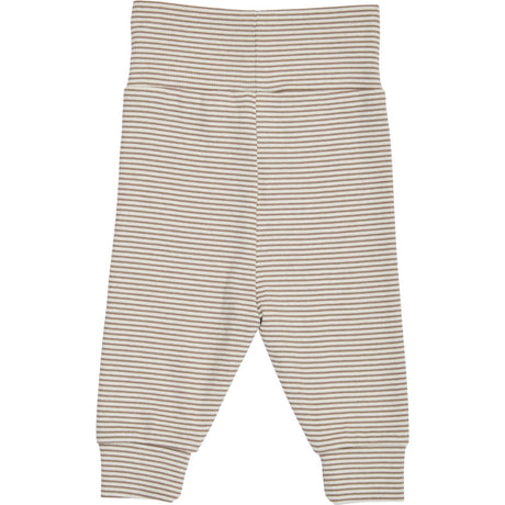 Müsli Balsam Cream/ Walnut Mini Stripe Rib Bukser