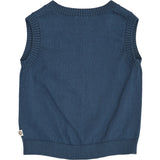Müsli Navy Old English Strikk Vest Baby