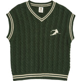 Müsli Forest Green Strikk Cable Vest