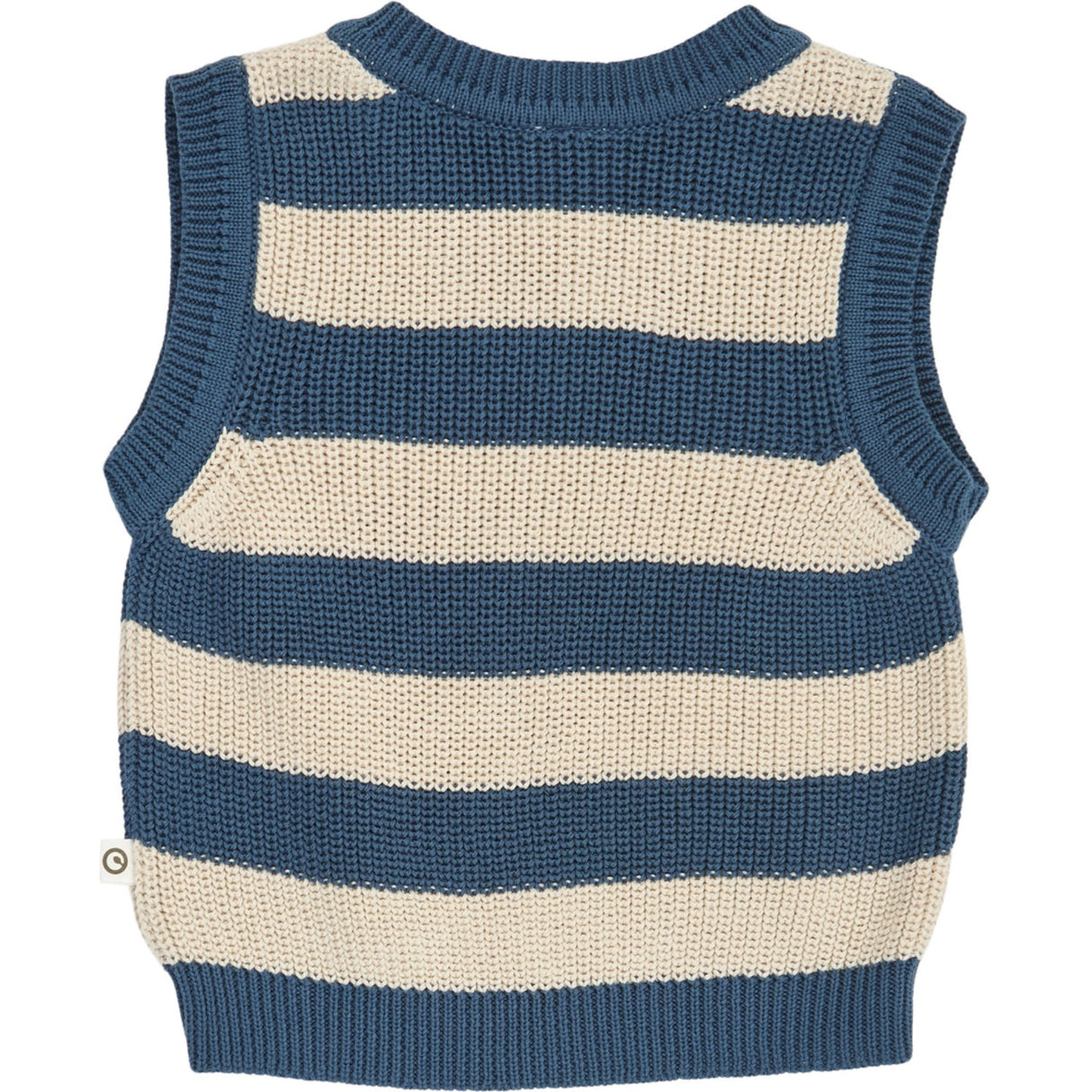 Müsli Navy Strikk Stripe Vest Baby