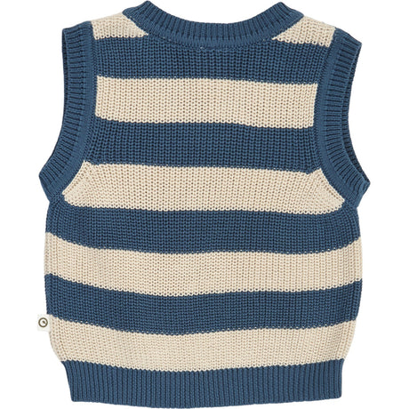 Müsli Navy Strikk Stripe Vest Baby