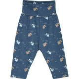 Müsli Navy/ Soft Blue/ Walnut Storybook Bukser Baby