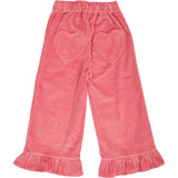 Müsli Baroque Rose Corduroy Frill Wide Leg Bukser