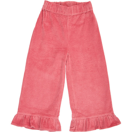 Müsli Baroque Rose Corduroy Frill Wide Leg Bukser
