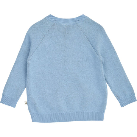 Müsli Soft Blue Storybook Strikk Jacquard Sweater Baby