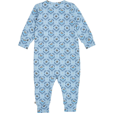 Müsli Soft Blue/ Navy/ Oak Heritage Train Zip Body