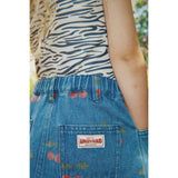 Konges Sløjd Ma Grande Cerise Denim Magot Printed Skjørt Gots