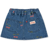 Konges Sløjd Ma Grande Cerise Denim Magot Printed Skjørt Gots