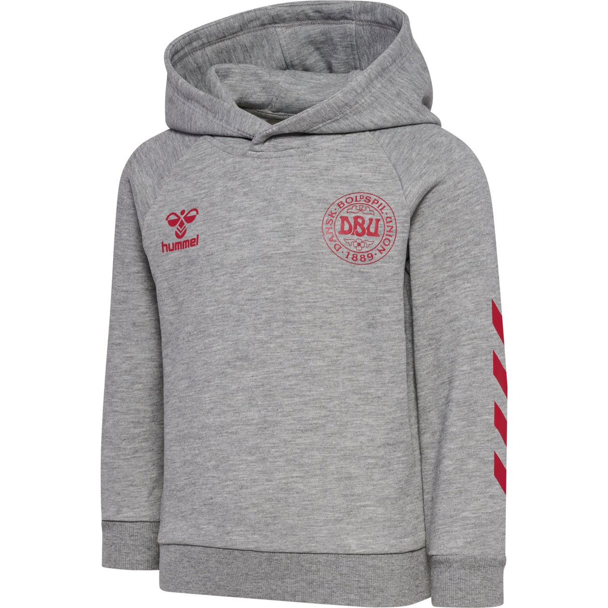 Hummel Grey Melange Jr Reg Dbu Hettegenser