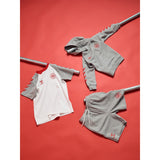 Hummel Grey Melange Jr Reg Dbu Hettegenser