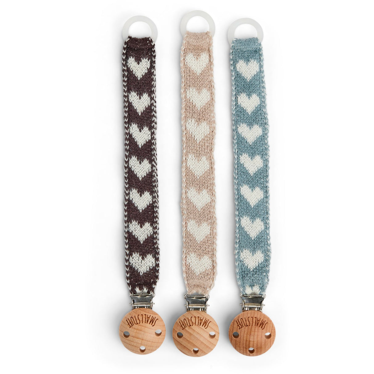 Smallstuff Light Blue Hearts Smokkesnor