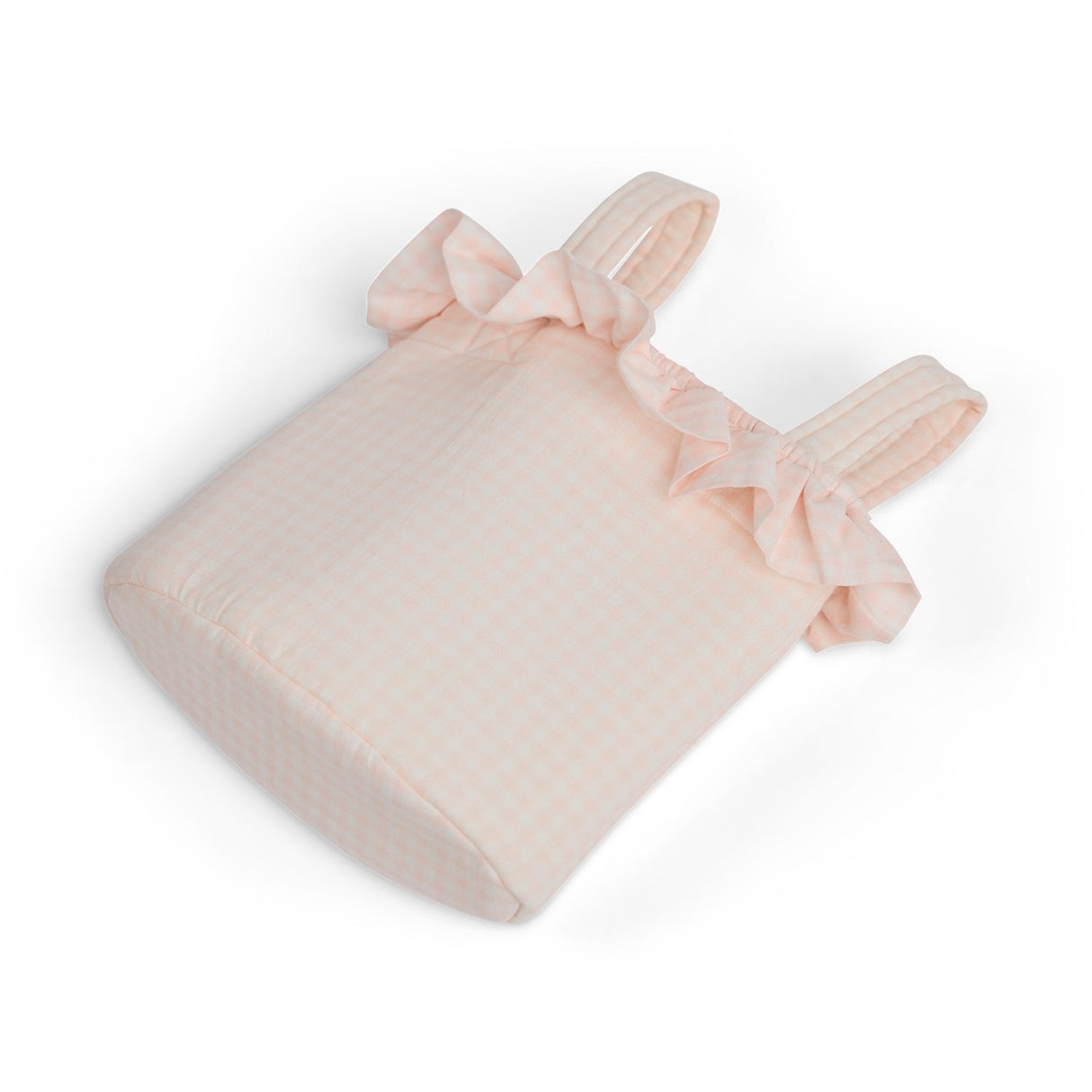 Smallstuff Delicate Rose Gingham Veske Til Dukkevogn