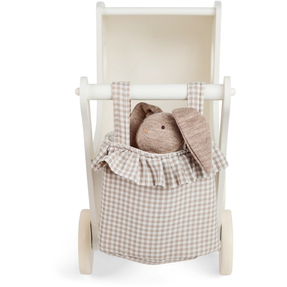 Smallstuff Delicate Nature Gingham Veske Til Dukkevogn
