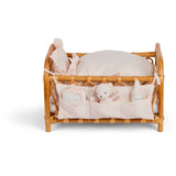 Smallstuff Delicate Rose Gingham Oppbevaring Med Accessories Til Dukkeseng