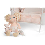 Smallstuff Delicate Rose Gingham Oppbevaring Med Accessories Til Dukkeseng