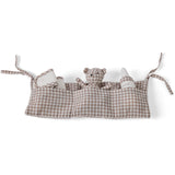 Smallstuff Delicate Nature Gingham Oppbevaring Med Accessories Til Dukkeseng