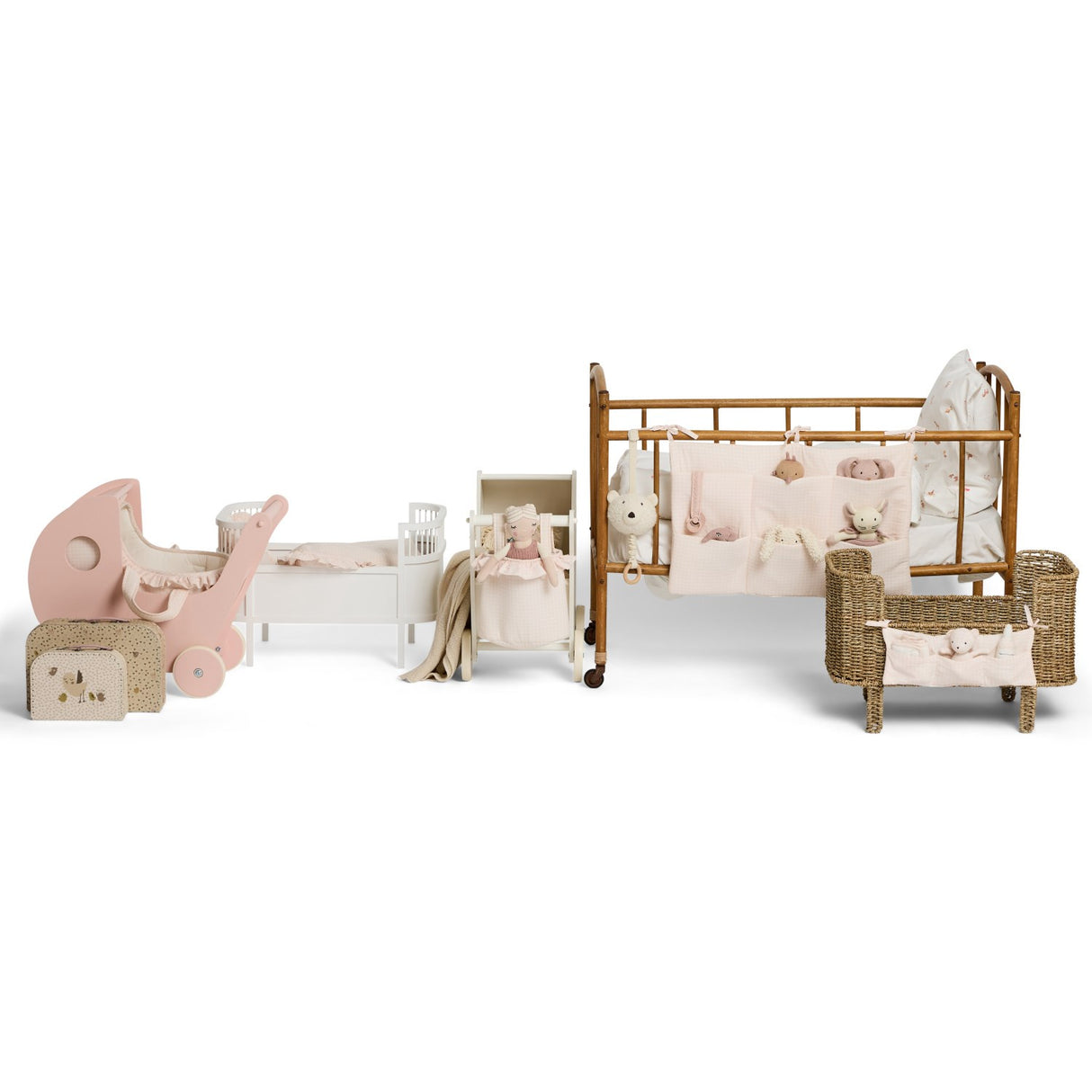 Smallstuff Delicate Rose Gingham Oppbevaring Til Seng