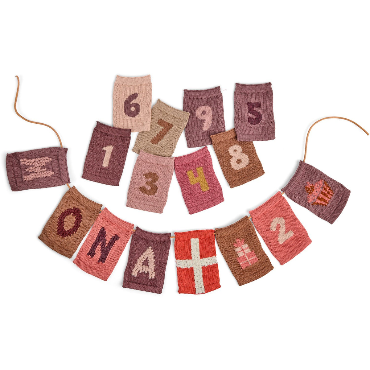 Smallstuff Rose Fødselsdagsbanner 1-9 År