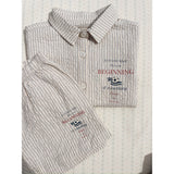 Konges Sløjd Tradewinds Stripe Elliot Ss Skjorte Gots