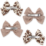 Konges Sløjd Leo/Rose 4 Pakke Bue Hair Clip
