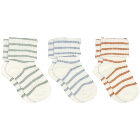 Mp Danmark Dusty Blue Kallie Strømper - 3-pack