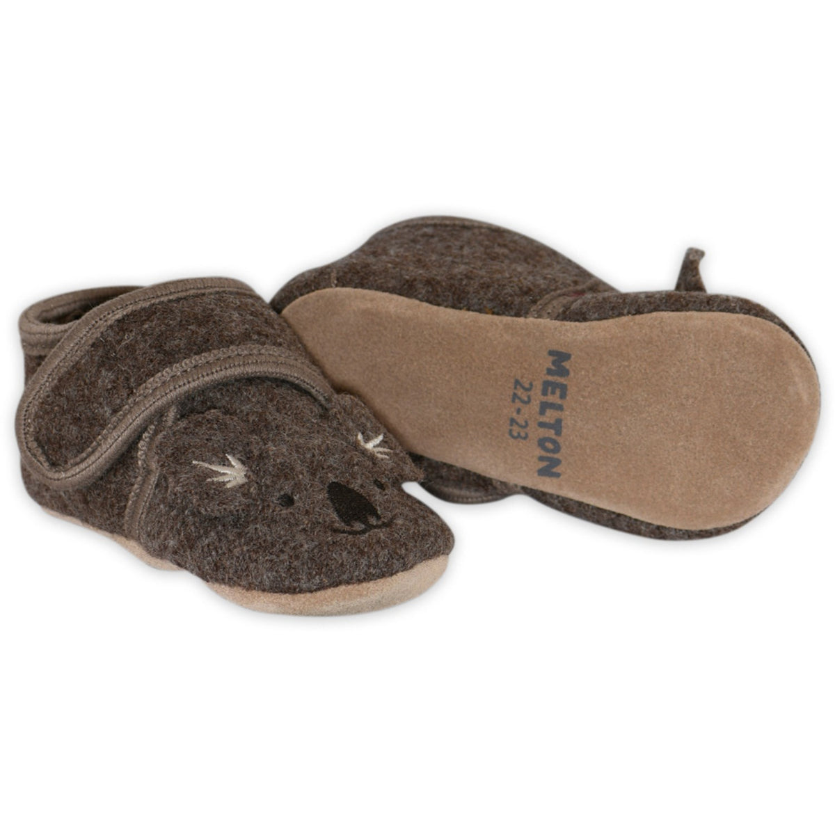 MELTON Denver Melange Koala Ull Tøfler