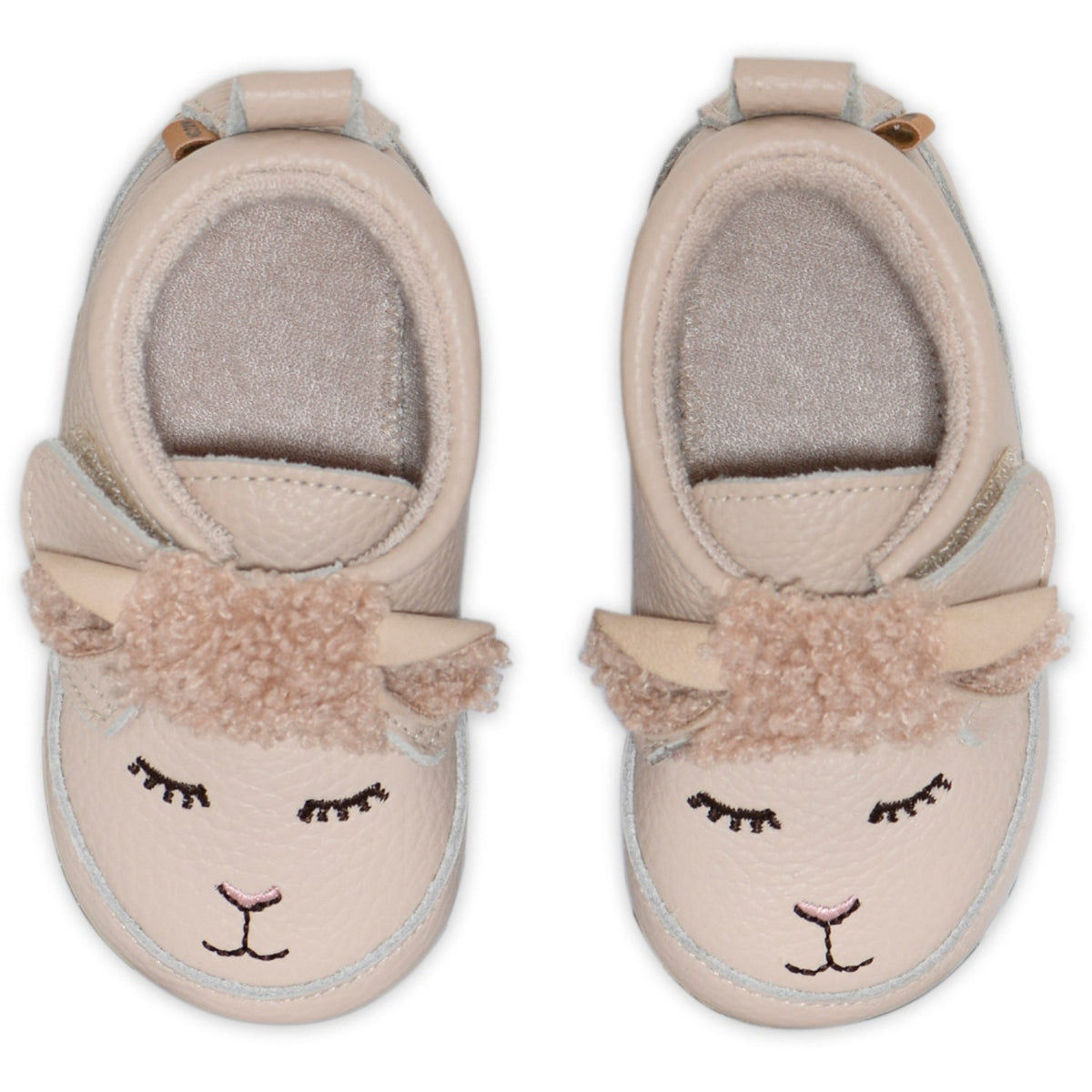 MELTON Oxford Tan Lamb Lær Tøfler