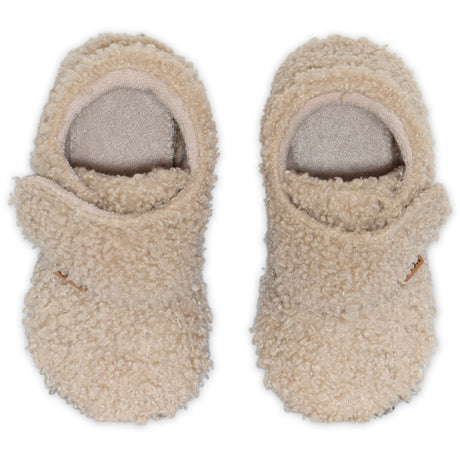 MELTON Oxford Tan Fluffy Tøfler