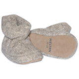 MELTON Beige Melange Wolly Tekstil Tøfler
