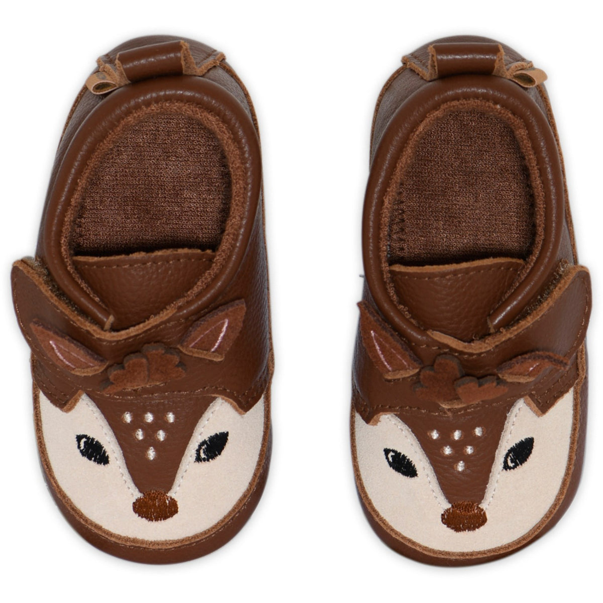 MELTON Red Wood Deer Lær Tøfler