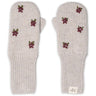 Mp Danmark Beige Melange Helsinki Floral Votter