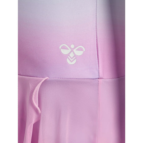 Hummel Pastel Lavender Jr Gradient Skirty Gymnastikk Dragt L/S