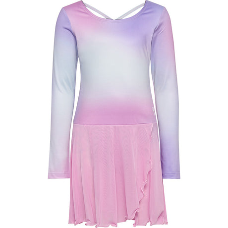 Hummel Pastel Lavender Jr Gradient Skirty Gymnastikk Dragt L/S