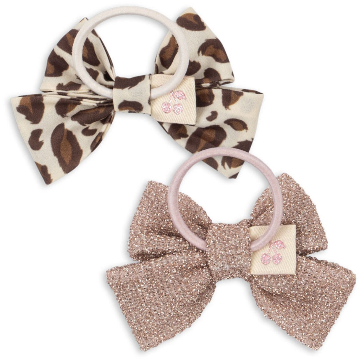 Konges Sløjd Leo/Rose 4 Pakke Bue Hair Elastic