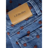 Lil'Atelier Dark Blue Denim Hearts Nmfliva Loose Jeans 2001-Se Lil
