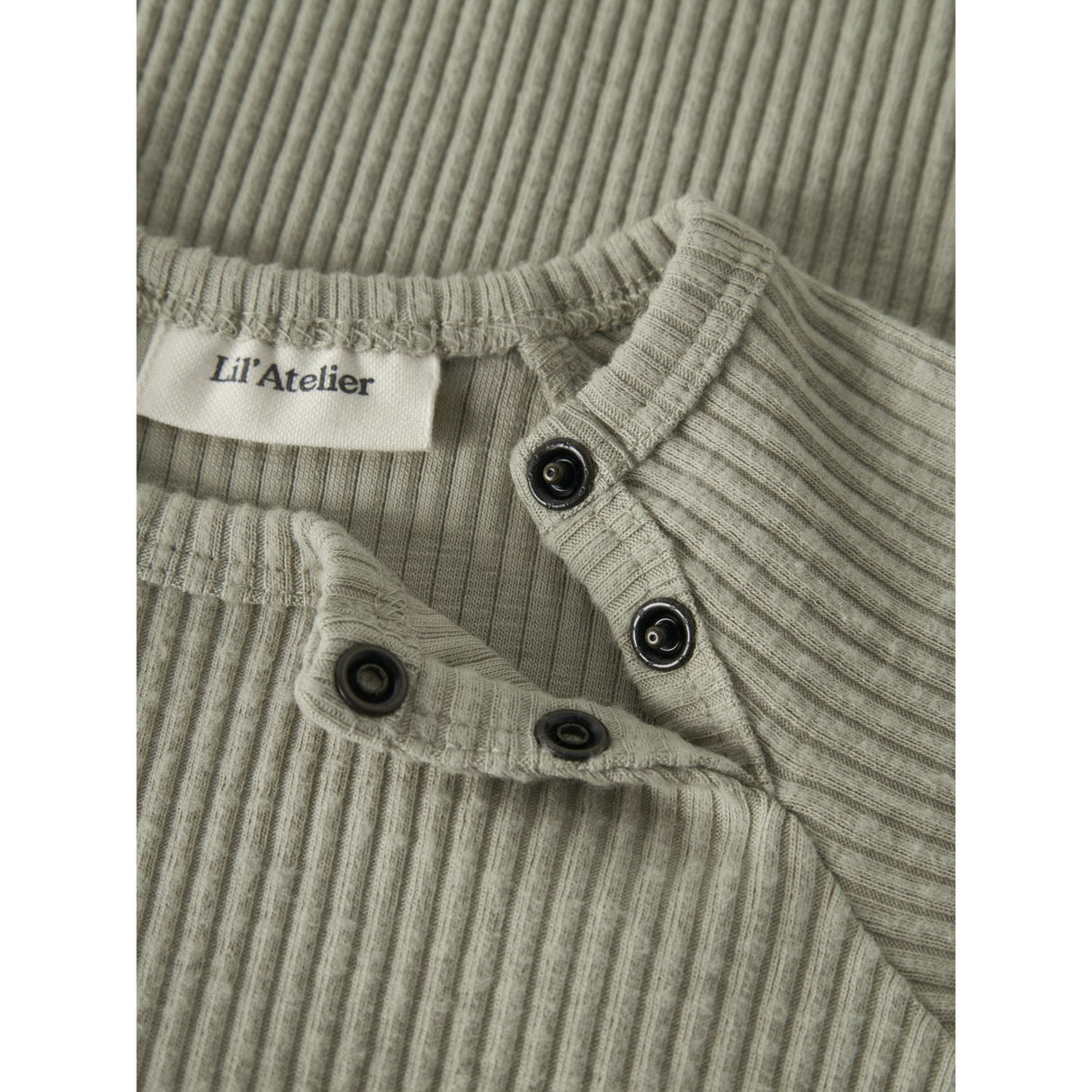 Lil'Atelier Moss Gray Nbmrajo Meb Ls Slim Body Lil