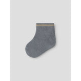 Lil'Atelier Sleet Twill Nbmelove Fir Stripe Strømper Lil