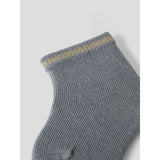 Lil'Atelier Sleet Twill Nbmelove Fir Stripe Strømper Lil