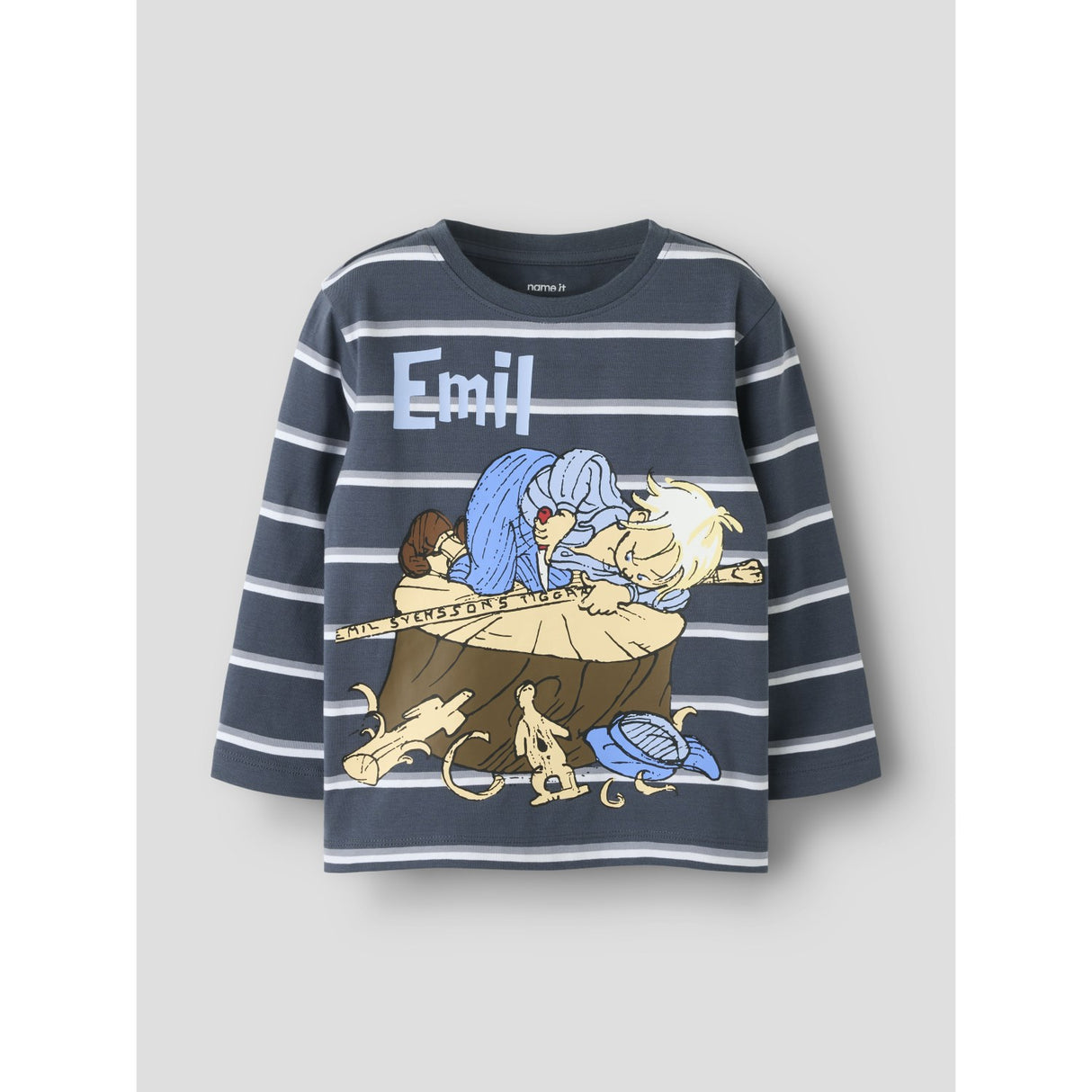 Name It Ombre Blue Nmmalf Emil Ls Nreg Topp Box Sky