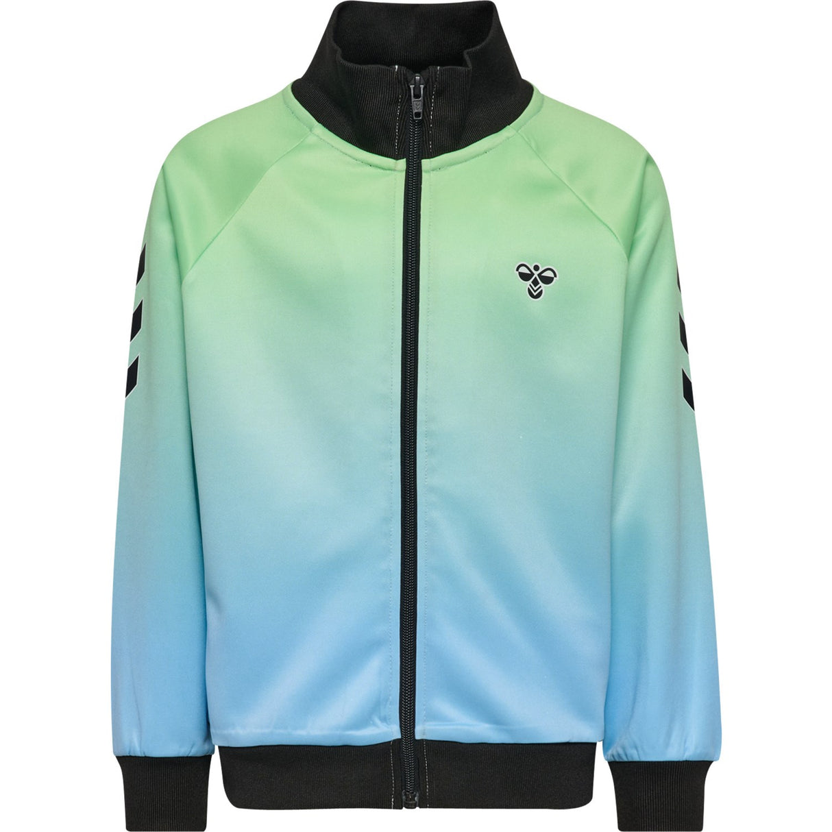 Hummel Shadow Lime/Black Jr Gradient Track Drakt