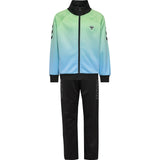Hummel Shadow Lime/Black Jr Gradient Track Drakt