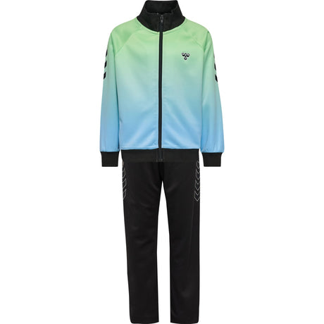 Hummel Shadow Lime/Black Jr Gradient Track Drakt