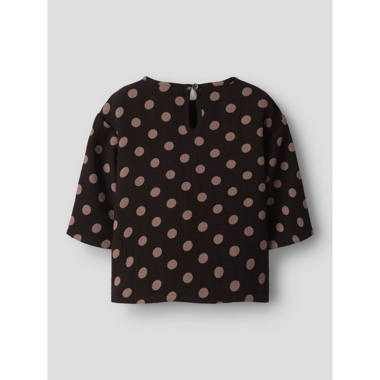 Name It Chocolate Plum Nmfnina 3/4 Rlx Topp