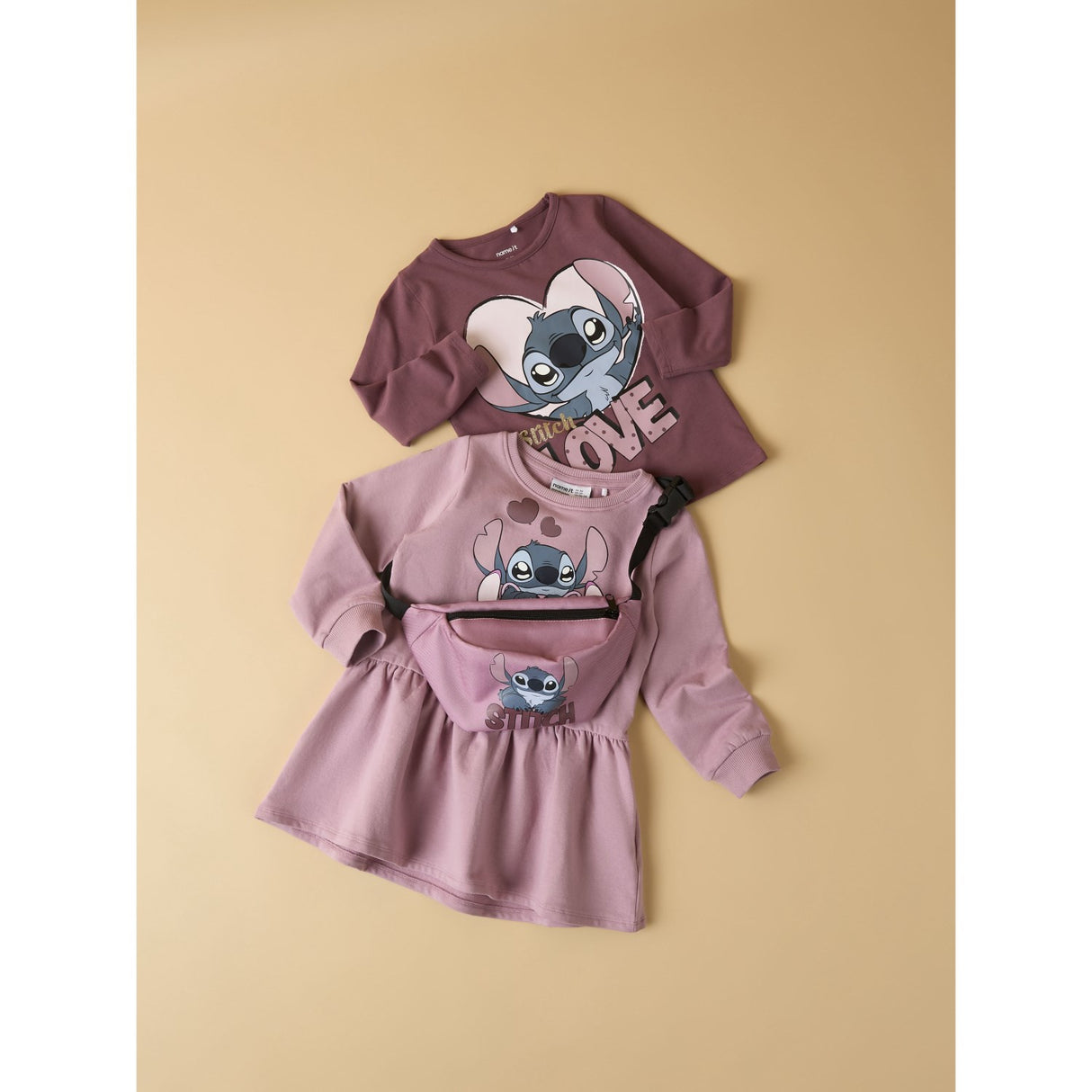 Name It Lilas Nmfansa Stitch Swe Kjole Bru Wdi