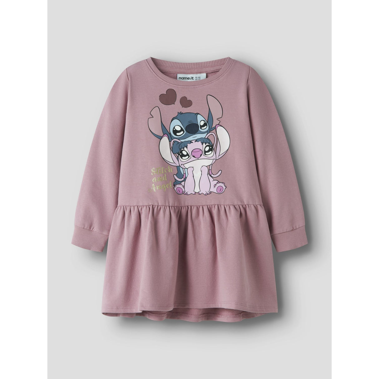 Name It Lilas Nmfansa Stitch Swe Kjole Bru Wdi