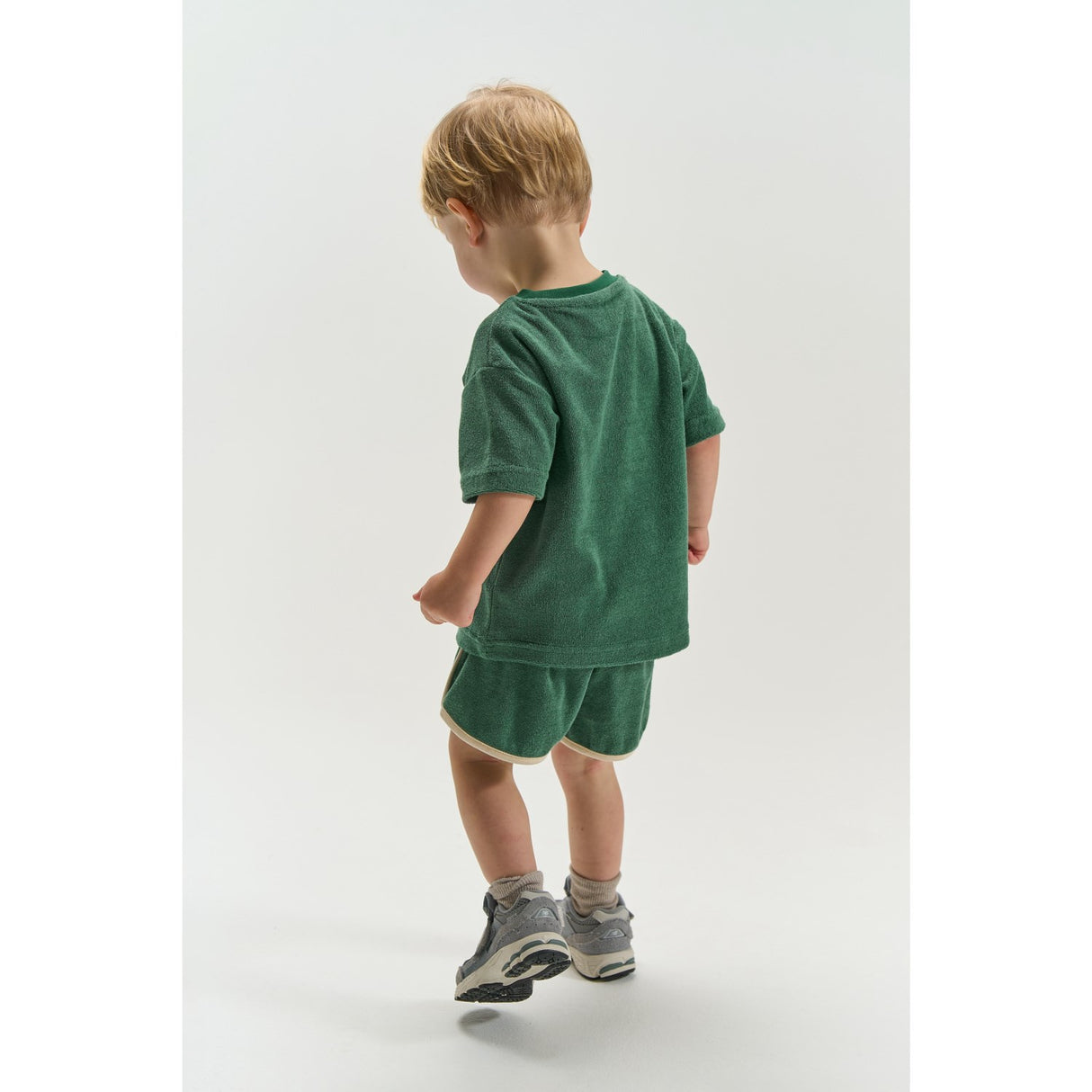 THE NEW Siblings Posy Green Tnstterry Shorts