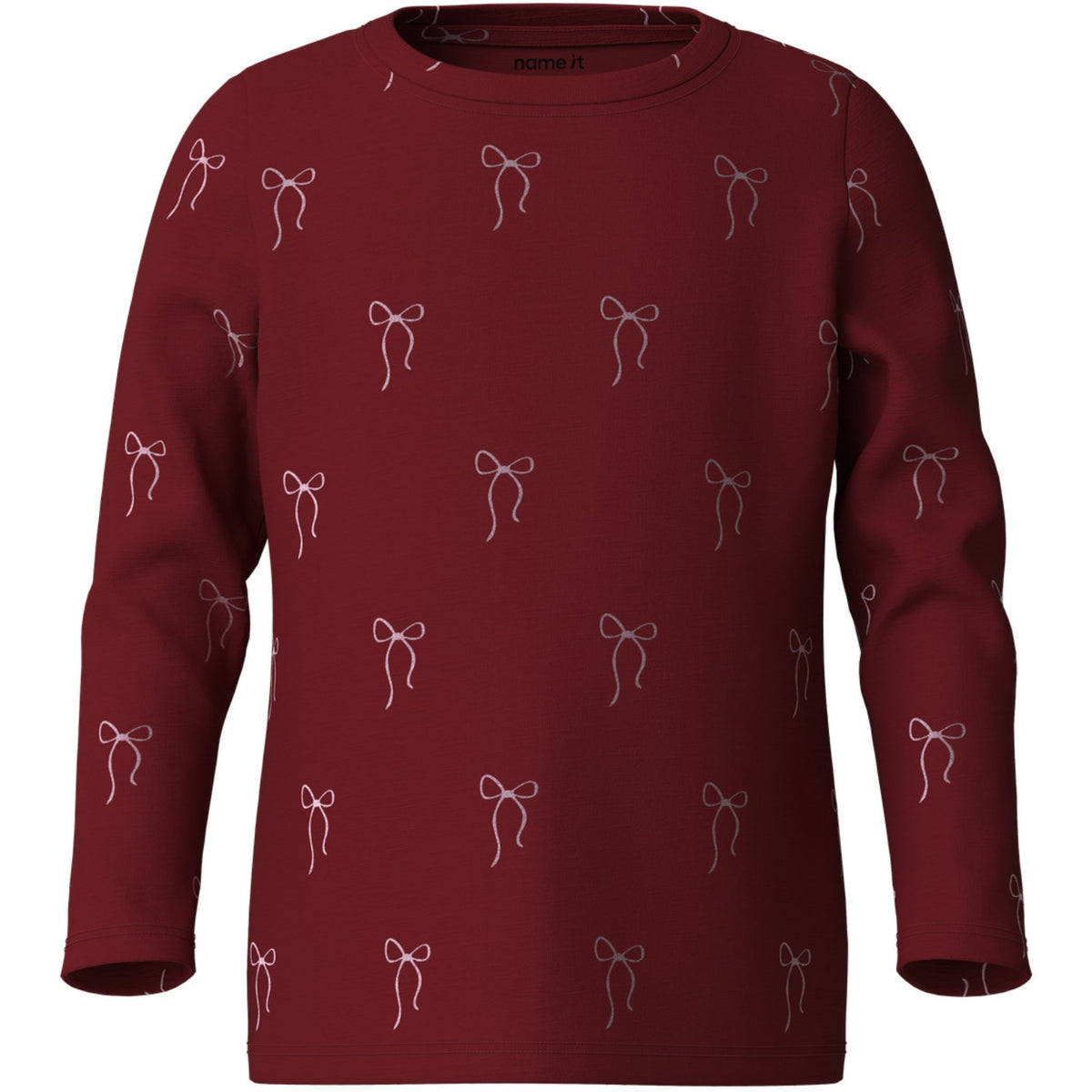 Name It Red Dahlia Nmfri Ls Topp