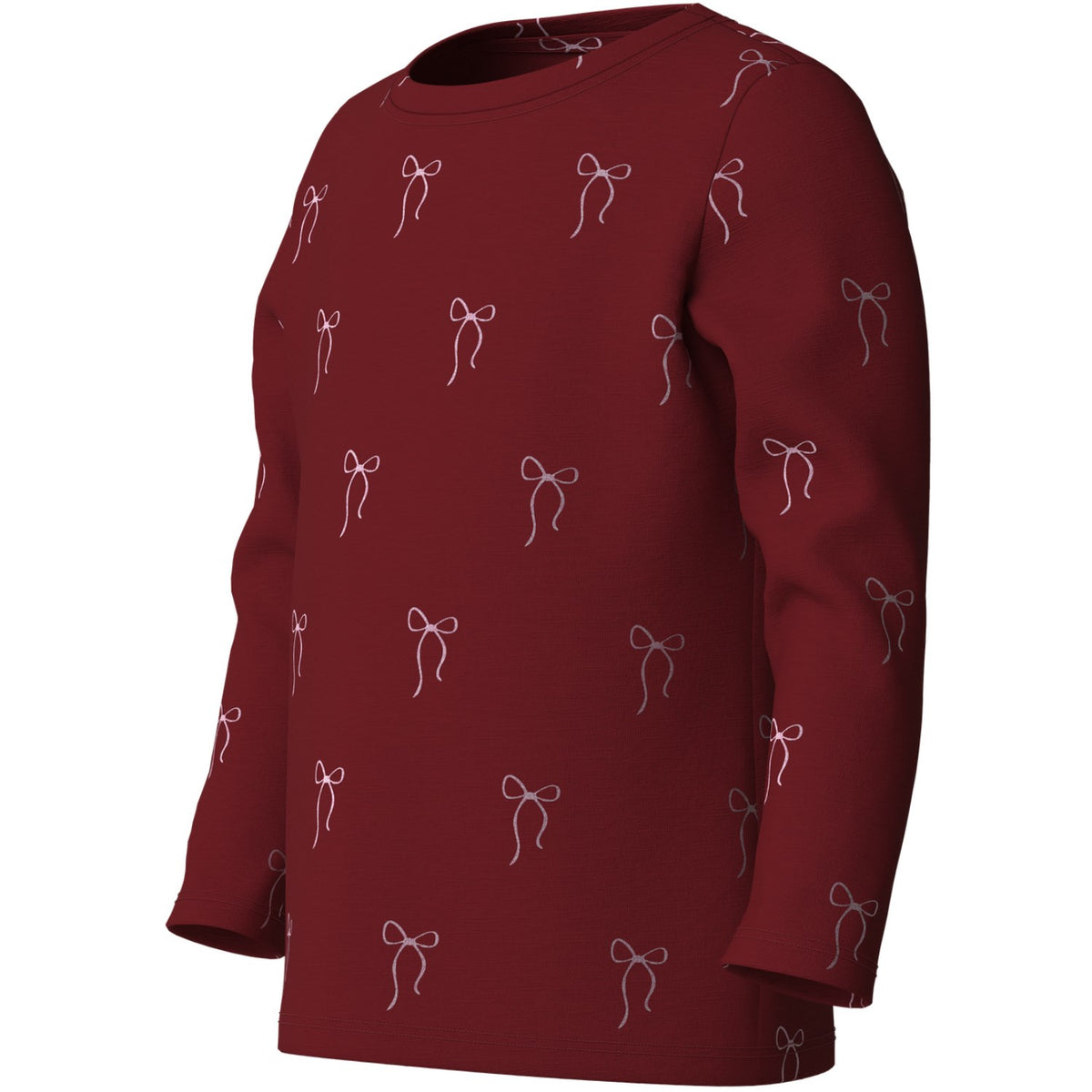 Name It Red Dahlia Nmfri Ls Topp