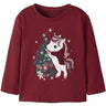 Name It Red Dahlia Nmfrepoler Ls Nreg Topp Eske