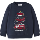 Name It Navy Blazer Nmmrane Ls Nreg Sweat Bru